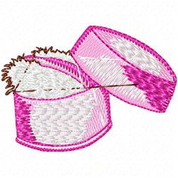 Makeup Embroidery Design 5